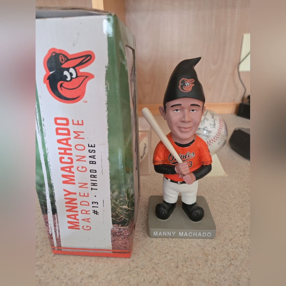 Manny Machado Baltimore Orioles Garden Gnome w/ Box #13